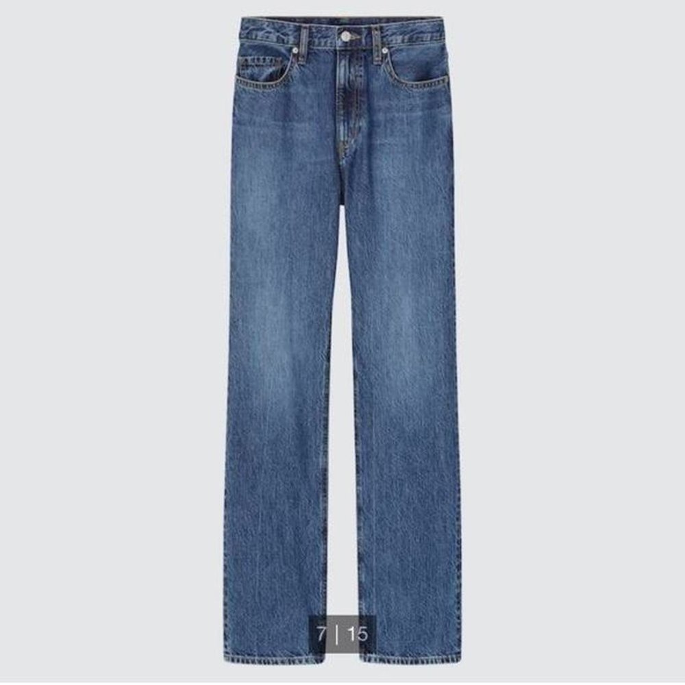 Uniqlo Straight High-Rise Jeans - size 24x32